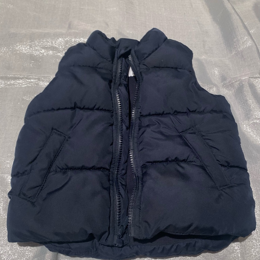 Toddler Boys Navy Blue Old Navy Puffer Vest Size 2T